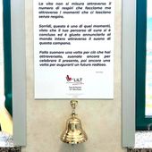 Al 'Parini' è arrivata la Campana del Sollievo per i malati di tumore