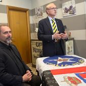 Da sn Paolo Fabris e Massimo Mallucci de Molucci