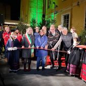 Aosta, aperto il Marché Vert Noel