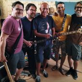 I Minimo Vitale con Stefano Gini e Giuliano Danieli in finale per Sanremo Rock