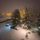 Nevica su Aosta e su tutta la Valle