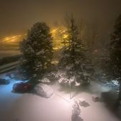 Nevica su Aosta e su tutta la Valle