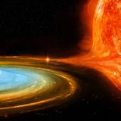 Rappresentazione artistica di una nova. Credit: NASA/CXC/M. Weiss