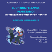 Cent'anni di planetari; la Fondazione Clément Fillietroz festeggia sotto le stelle