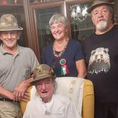 Livio Prato, il Decano del Gruppo Alpini Aosta