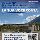 Aosta, sul quartiere Dora Confcommercio VdA chiama i cittadini; questionario sul progetto del nuovo supermercato Aosta, sul quartiere Dora Confcommercio VdA chiama i cittadini; questionario sul progetto del nuovo supermercato
