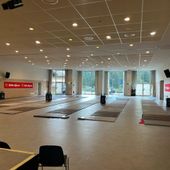 La sala di allenamento alla sciabola