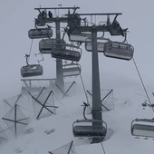 Cervinia, seggiovia Cretaz in balìa della bufera; paura ma nessun ferito