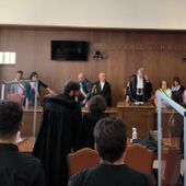 La Corte d'assise alla lettura della sentenza La Corte d'assise alla lettura della sentenza