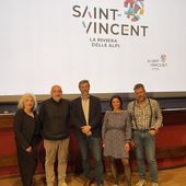 Da sn Laura Agostino, Arnaldo Tranti, Francesco Favre, Francesca Bellotti e Franz Rossi