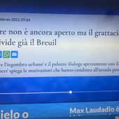 Il 'caso The Stone' finisce su Striscia la Notizia, a Cervinia l'inviato Laudadio