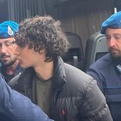 Teima Sohaib all'arrivo a Palazzo di Giustizia