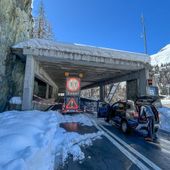 Tunnel chiuso dalla sera di giovedì (foto dal sito web dell'Ustra)