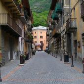 Il centro storico di Verres