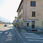 Il punto esatto in via Paravera dov'è avvenuto l'incidente Il punto esatto in via Paravera dov'è avvenuto l'incidente