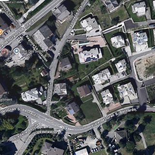 L'area dell'intervento dall alto