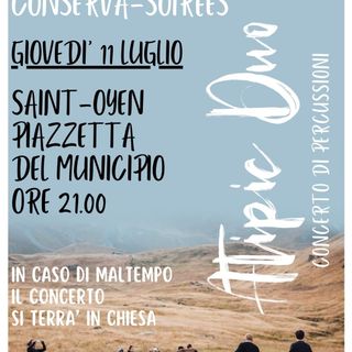 Les Jeudis du Conservatoire: il 23 maggio c'è il concerto di 'Atipic Duo'