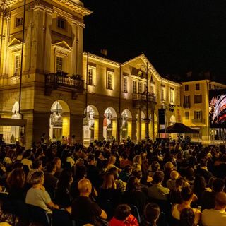 Cactus 2025, una proiezione in piazza Chanoux (photo credit Roberto Roux)