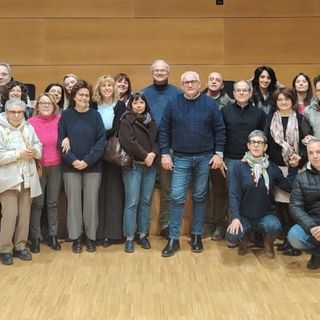 Foto di gruppo per i soci FIDAS e i relatori del convegno