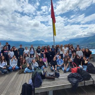 Les élèves de la filière bilingue à Grenoble