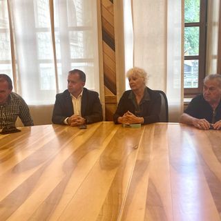 I membri del Comitato Val Ferret presenti alla riunione