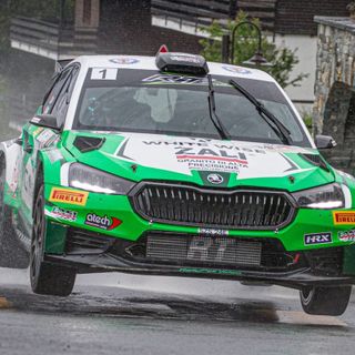 La Skoda di Ivan Carmellino e Max Minazzi (Foto Rolling Fast)