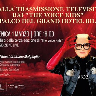I finalisti di 'The Voice Kids' sul palco del Grand Hôtel Billia