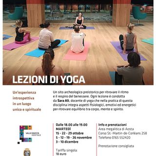 L’Area megalitica ospiterà 'Yoga al Museo'