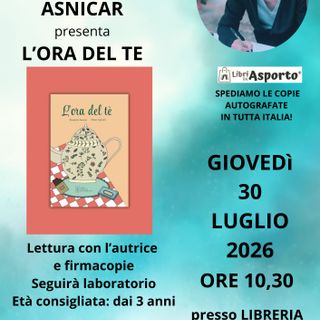 L’ora del tè diventa un’avventura; ad Aosta lettura e laboratorio con Nicoletta Asnicar