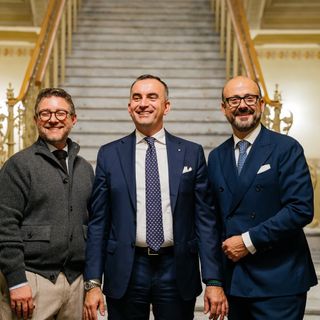 Da sn Giovanni Pellizzeri, Francesco Turcato e Giovanni Baroni