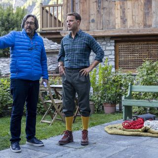 Daniele Vicari e Alessandro Borghi (photo credit Alfredo Falvo)