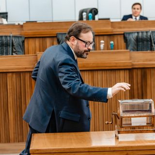 Il Presidente del Consiglio Valle, Stefano Aggravi