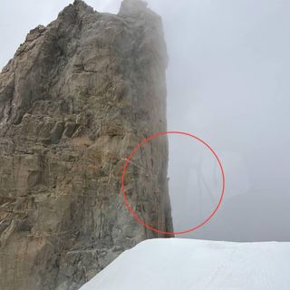 In salvo alpinista rimasto bloccato sul Dente del Gigante