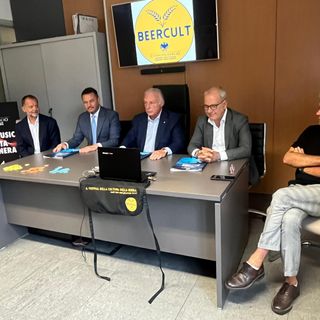 Da sn Adriano Valieri, Cristiano Sblendorio, Graziano Dominidiato, Fabio Bolzoni ed Ermanno Bonomi