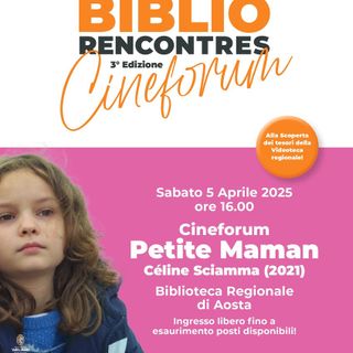 A BiblioRencontres il film 'Petite Maman' di Céline Sciamma