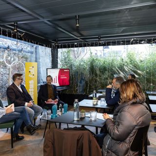 Un momento della conferenza stampa (photo credit Roberto Roux)