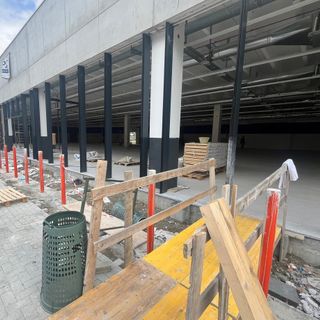 Il centro Euronics in costruzione a Saint-Christophe