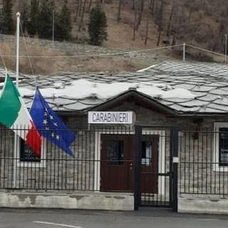 La Stazione dei carabinieri di Cogne