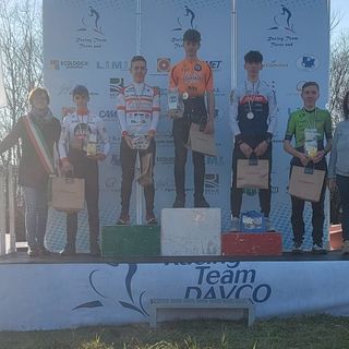 Michel Careri sul gradino più alto del podio