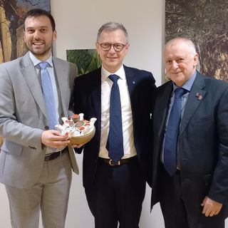 Da sn Marco Carrel, Stefano Zannier e Nicola Abbrescia