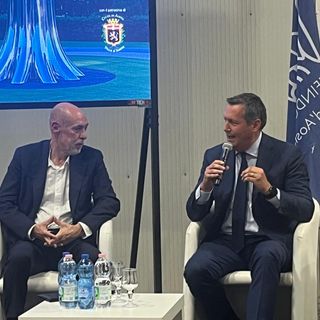 Da sn il procuratore capo di Aosta, Luca Ceccanti e l'ad di Cva, Giuseppe Argirò