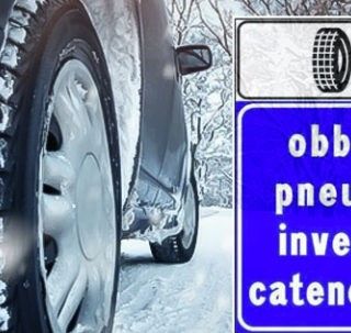 Fino al prossimo 15 aprile obbligo di pneumatici da neve o catene a bordo