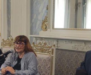 Da sn Lorenzo Tagliaferro, Alina Sapinet e Alberto Bertin