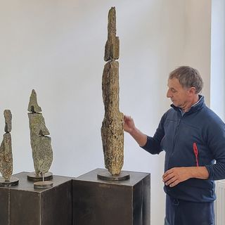 Donato Savin in mostra al Forte di Bard col progetto 'Stele'