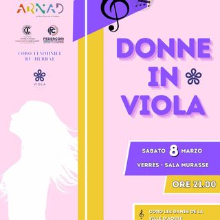 A Verres la terza edizione del concerto 'Donne in Viola'