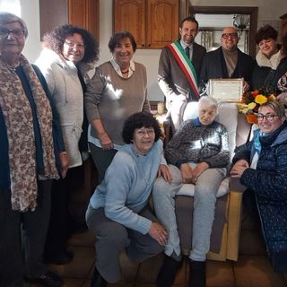 Quart ha festeggiato i 100 anni di Elda Gandini