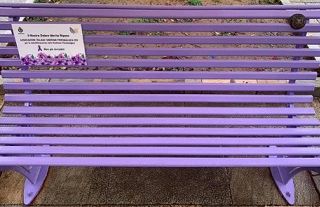 Due nuove panchine colorate per sensibilizzare su Endometriosi e Fibromialgia