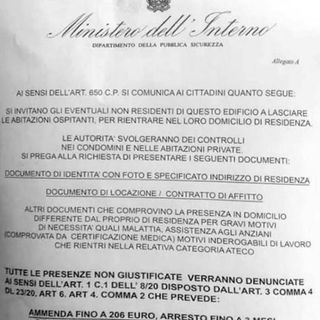 Il finto avviso-truffa che circola in questi giorni anche ad Aosta