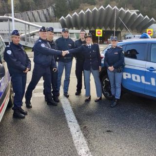 Al traforo del Bianco pattuglie di polizia congiunte italo/francesi