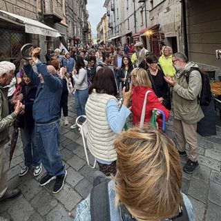 Oltre duecento aostani in corteo contro gli orrori a Gaza